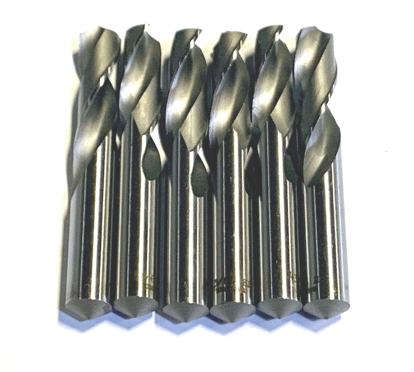 43/64" Drill Bit High Speed Steel Screw Machine Stub Drills 6 Pack