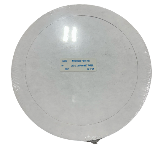 CGW 10" Metallurgical Silicon Carbide Sanding Discs 320/P400 Waterproof 100 Pack