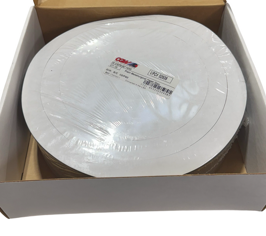 CGW 12" Plain Metallurgical Paper Sanding Discs 60/60 Silicon Carbide 100 Pack