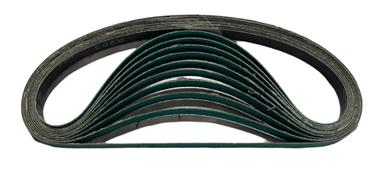 CGW 1/2" x 24" Sanding Belts 80 Grit Zirconia 10 Pack