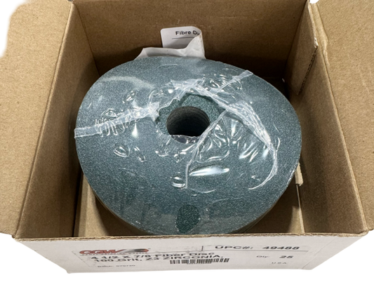CGW 4-1/2" x 7/8" Resin Fiber Sanding Discs 100 Grit Zirconia Alumina 25 Pack USA