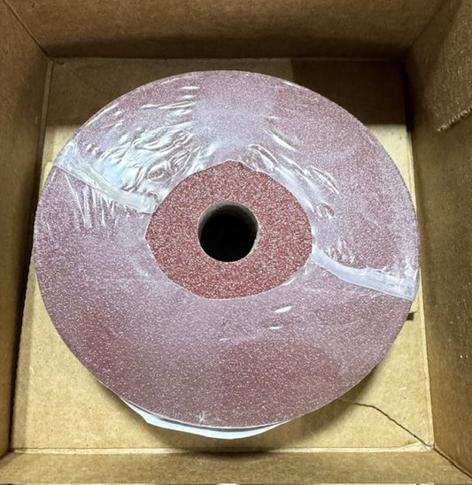 CGW 4-1/2" x 7/8" Resin Fiber Sanding Discs 50 Grit Premium AO 25 Pack USA Made