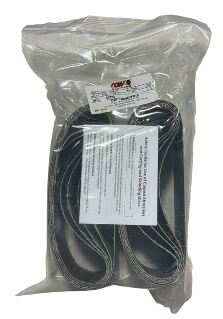 CGW 4" x 24" Sanding Belts 40 Grit Zirconia 10 Pack