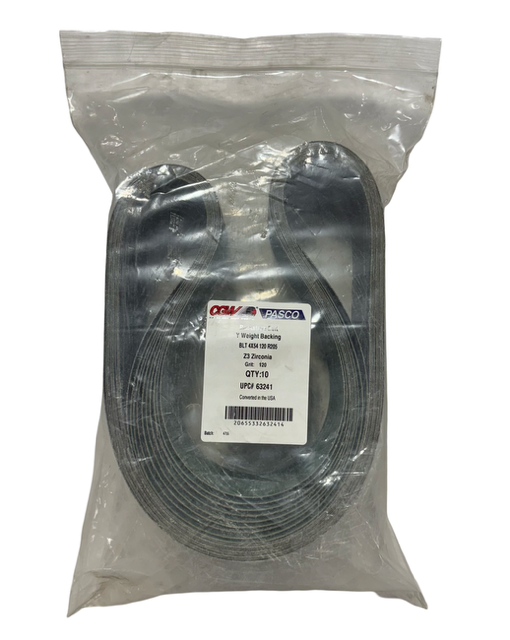 CGW 4" x 54" Backstand Sanding Belts R205 120 Grit Zirconia 10 Pack