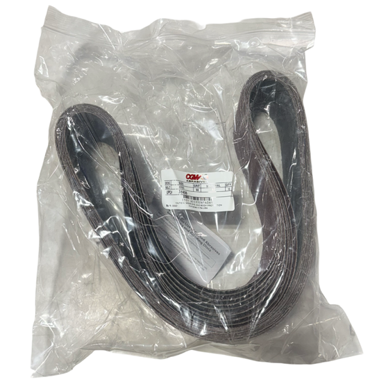 CGW 4" x 60" Sanding Belts 50 Grit Aluminum Oxide 10 Pack