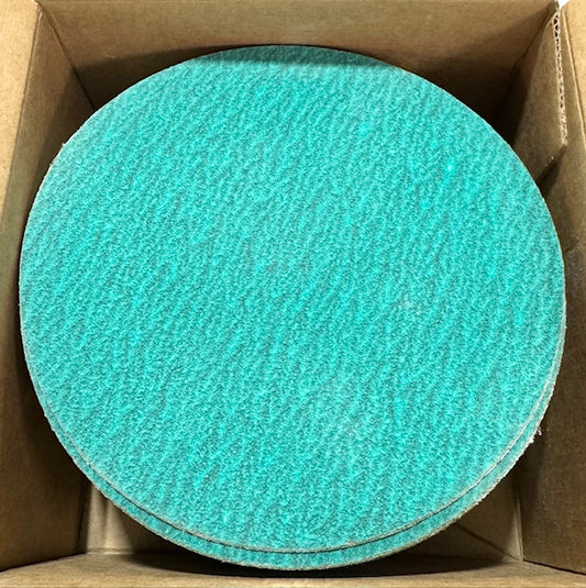 CGW 5" PSA Sanding Discs 100 Grit Zirconia AO with Grinding Aid 50 Pack