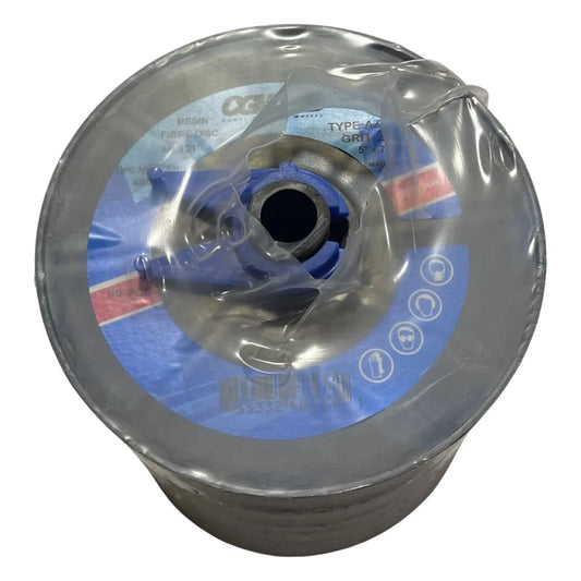 CGW 5" x 7/8" Resin Fiber Sanding Disc 24 Grit Zirconia Alumina 50 Pack