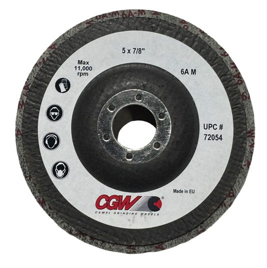 CGW 5" x 7/8" Unitized Deburring Right Angle Grinder Wheel 10 Pack