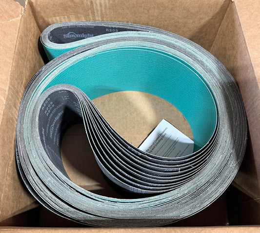 CGW 6" x 158" Sanding Belts R203 100 Grit Zirconia 10 Pack