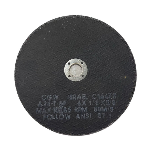 CGW 6" x 1/8" x 5/8" Cut-Off Wheel A24-T-BF 10 Pack