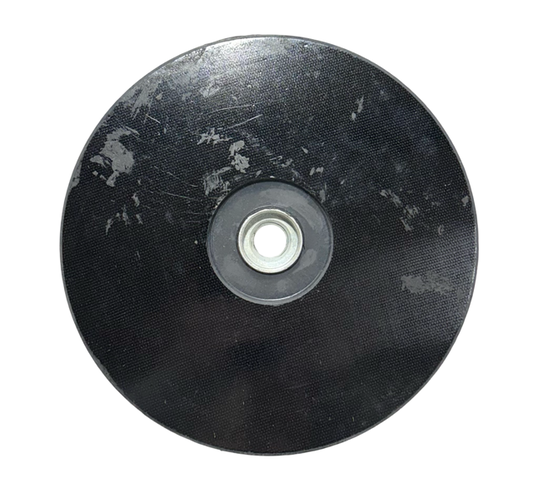 CGW 7" x 5/8-11 Quick Change Rubber Back-Up Pad Medium Smooth Face for Fiber Discs
