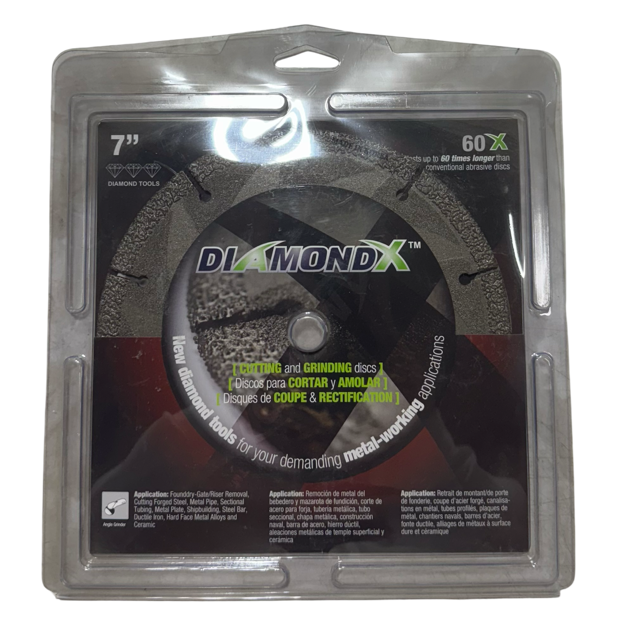CGW 7" x .140" x 7/8" DiamondX Notching Grinding Wheel T1 36 Grit