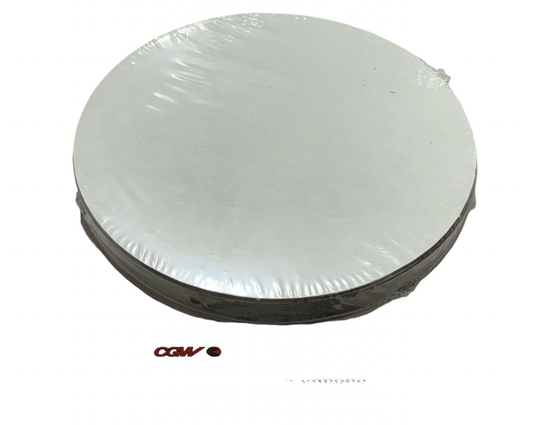 CGW 8" Metallurgical Sanding Disc Plain Backing 320/P400 Silicon Carbide 100PK