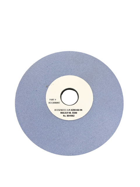 CGW 8" x 5/16" x 1-1/4" Surface Grinding Wheel AZ80-K8-VN