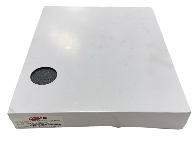 CGW 9" x 11" Waterproof Sanding Sheets 60 Grit Silicon Carbide C-Weight 50 Pack
