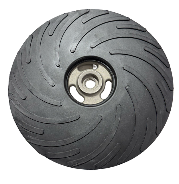 CGW 9" x 5/8-11 Flexibile Rubber Back-Up Pad Standard Spiral w/o Nut