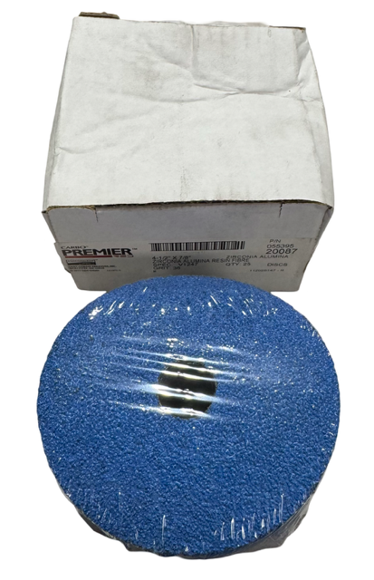 Carbo PREMIER 4-1/2" x 7/8" Resin Fiber Sanding Discs 36 Grit Zirconia Alumina 25 Pack