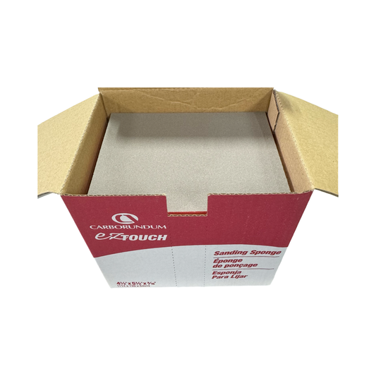 Carborundum 4-1/2" x 5-1/2" x 3/16" Sanding Sponge Silicon Carbide Micro Fine 20pk