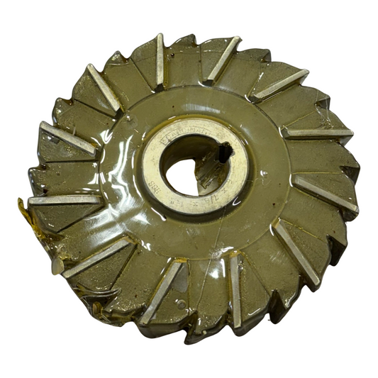 Cardinal 6" x 7/8" x 1-1/4" HSS Staggered Tooth Side Milling Cutter