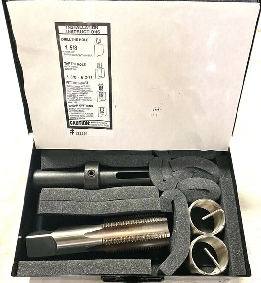 Chrislynn 8 Pitch Kit 1 5/8-8 Helical Insert Repair Kit Metal Case 82305 USA