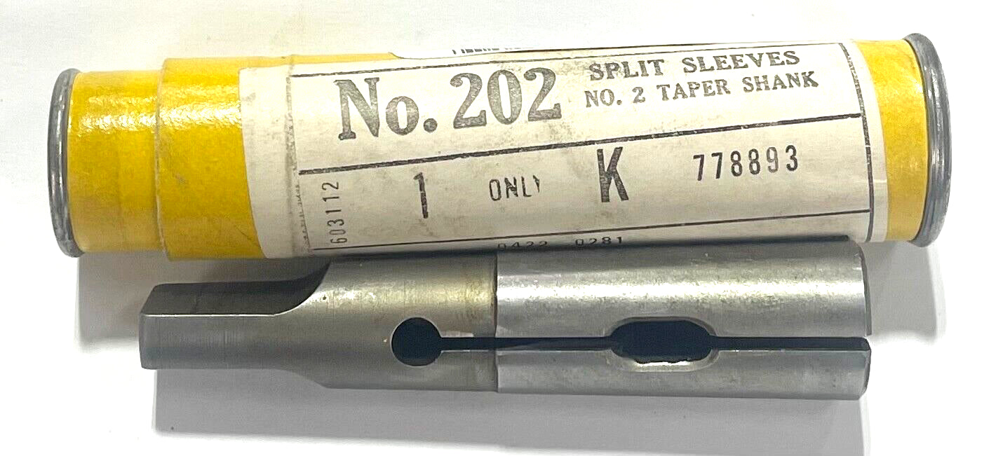 Cleveland Twist Letter K 2MT Split Sleeve Drill Driver USA Made