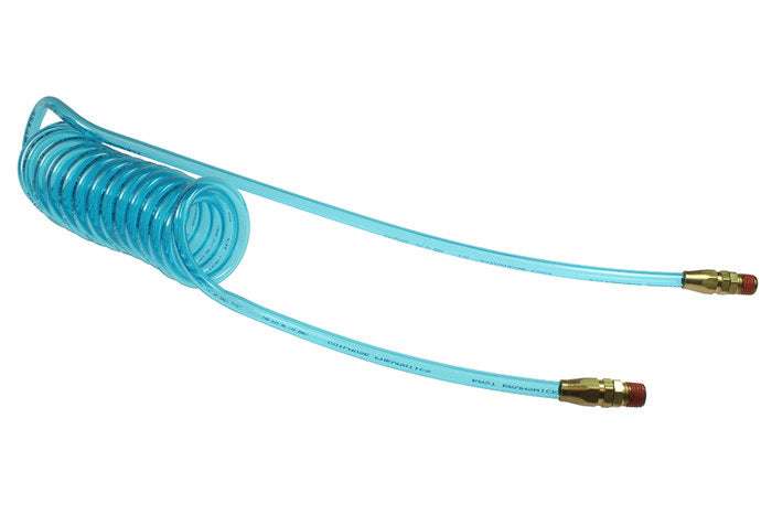 Coilhose Pneumatics 1/2" X 25ft Super Tough Polyurethane Self-Storing Air Hose