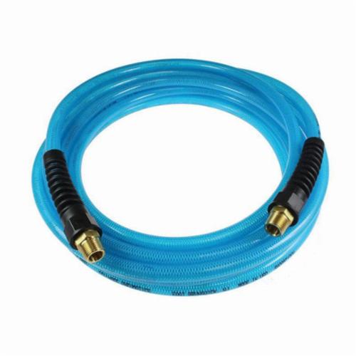 Coilhose Pneumatics Air Hose 3/8″ MPT × 25' Light Blue Thermoplastic - 2 Fitting(s)