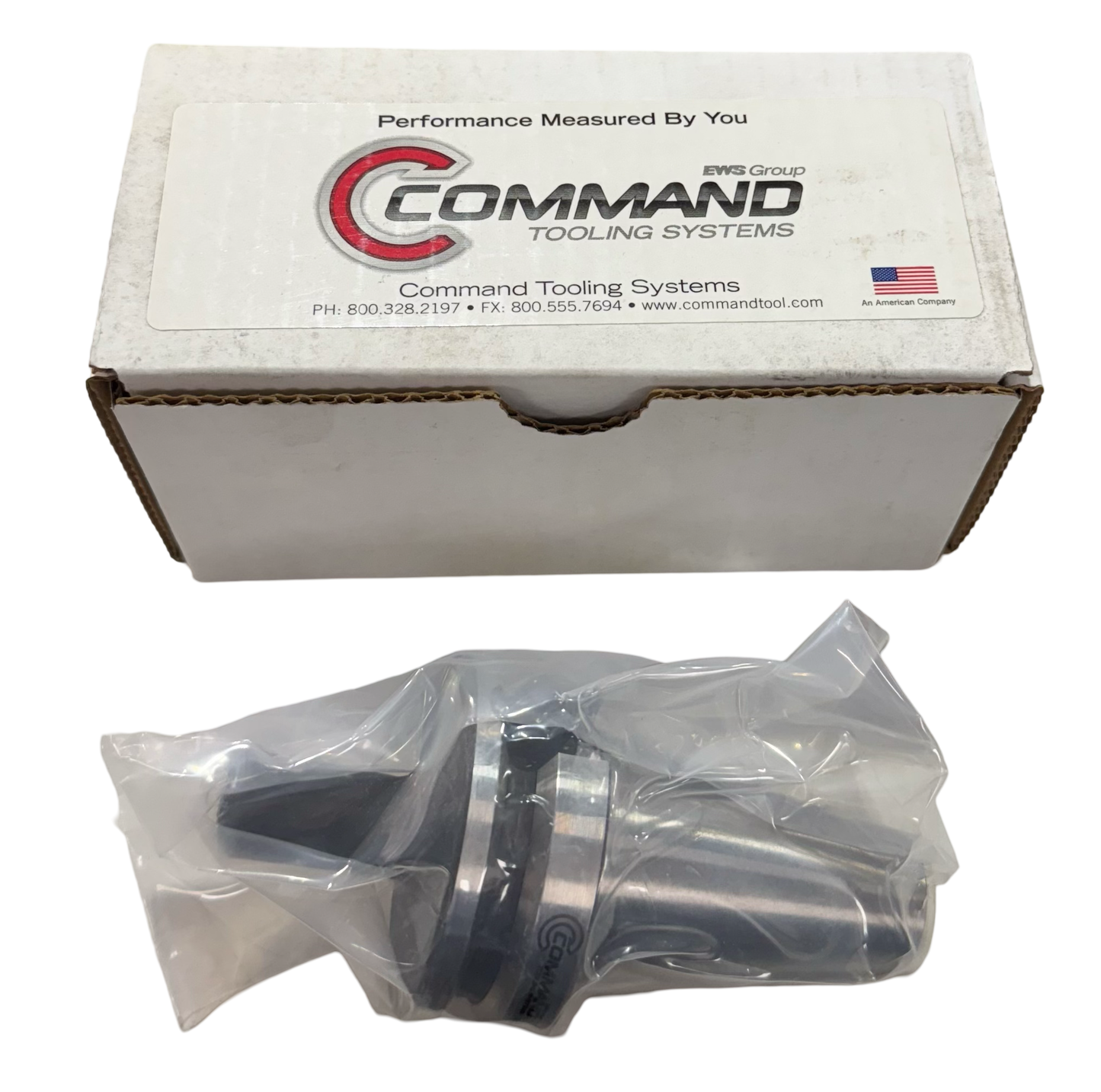 Command CAT40 End Mill Holder 3/16" x 2.5" USA Made B4E4-0187