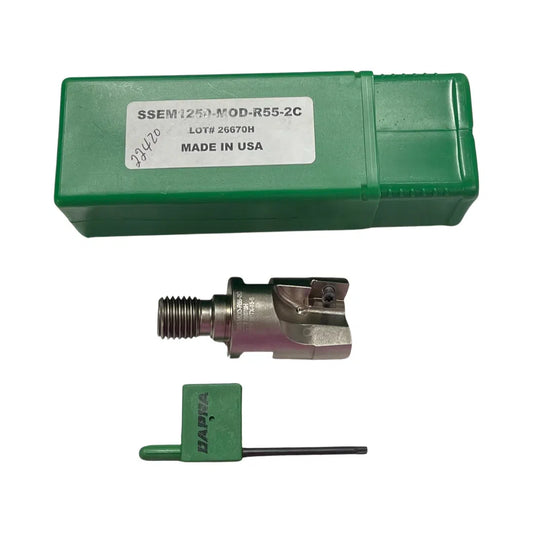 DAPRA SSEM1250-MOD-R55-2C Square Shoulder Modular Head 1.250" Diameter USA Made