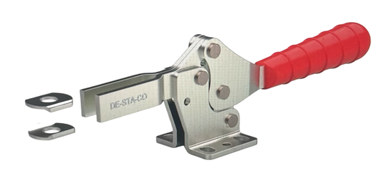 De-Sta-Co Model 227-U-L Low-Profile, Manual Horizontal Hold Down Clamp with Open U-Bar