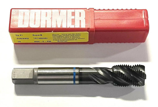 Dormer 3/4-16 Tap HSS-E-PM Semi Bottoming Spiral Flute Super B Coating H3 Tap