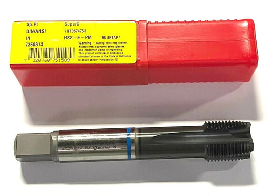 Dormer 7/8-14 Tap HSS-E-PM Spiral Point Plug Tap Super B Coating H4 Machine Tap