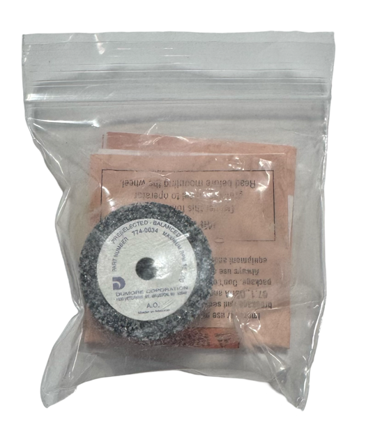 Dumore 1-1/2" x 1" x 1/4" 46 Grit 5/8" X 3/8" Recess Tool Post Grinding Wheel
