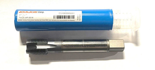 EMUGE 7/8-14UNF HSS-E Spiral Point Tap TiCN Coating Extended Reach 4FL 2B/3B