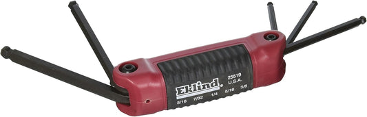 Eklind 5 Piece Fold Fold-up Ball-Hex Allen Wrench Set USA Made