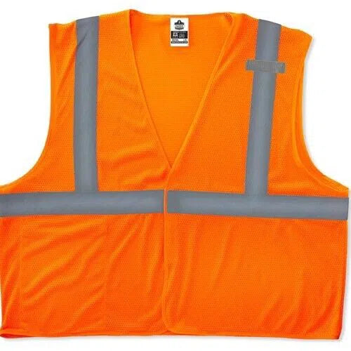 Ergodyne Safety Vest Hi-Viz 2XL/3XL Orange ANSI Type R Performance Class 2