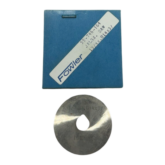 Fowler HSS 1-3/4" X .014 X 3/8" HSS Jewelers Slotting Saw