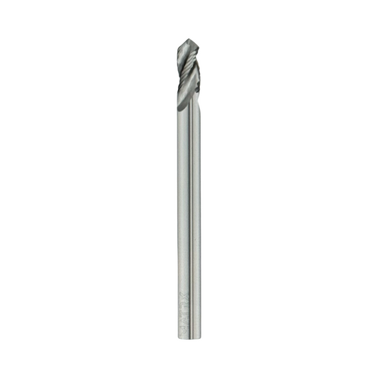 Fullerton 1/4" Solid Carbide Poly Drill 3 Flute 90 Deg Point Burr Teeth USA