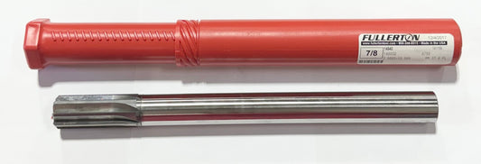 Fullerton 7/8" Carbide Reamer 8 Flute 10" Overall Length USA Made