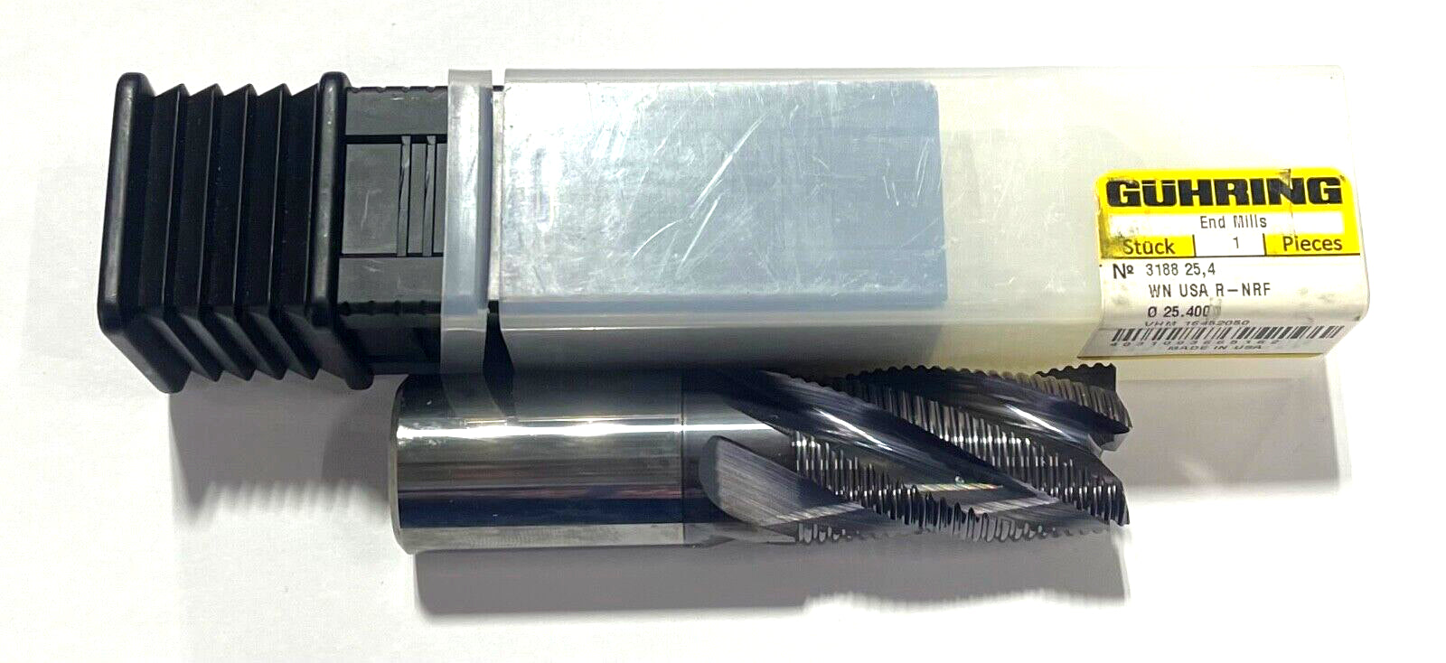 GUHRING 1" Carbide Roughing End Mill FIREX Coating 5 Flute Fine Pitch 30° Helix