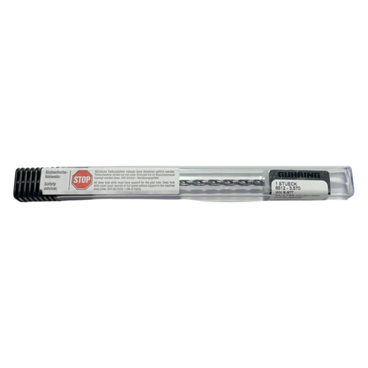 GUHRING 9/64" Solid Carbide Drill 25xD TiAlN Coolant Thru
