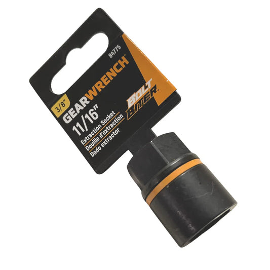 GearWrench 3/8" Drive Bolt Biter 11/16" Impact Extraction Socket 84775