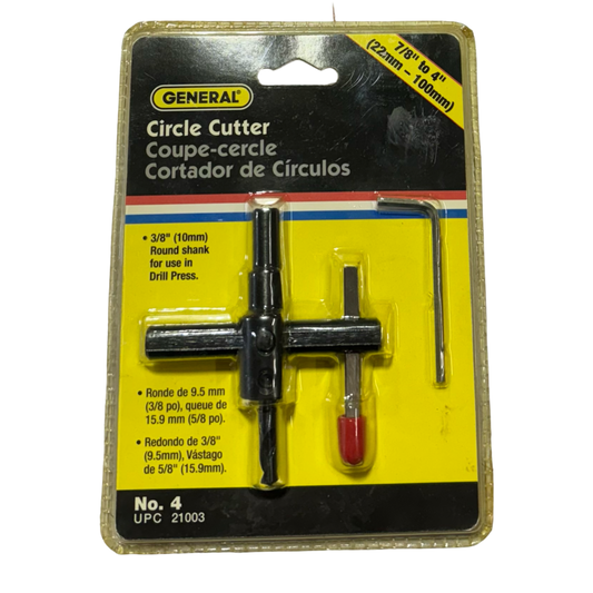 General Tool 4" Circle Cutter No.4 21003