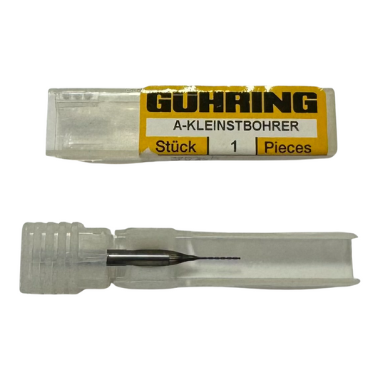 Guhring .42mm Solid Carbide Drill 5xD TiAlN Coating 140 Deg Point 2FL