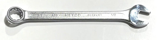 HEYCO 1/2" Combination Wrench 12 Point Satin Chrome Finish Narrow Profile