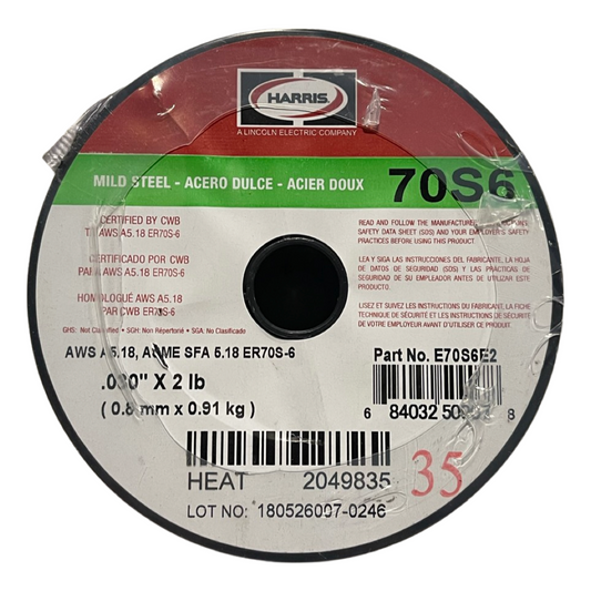 Harris .030 MIG Welding Wire 2 lb. Spool E70S6E2