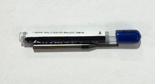 Harvey Tool 1/16" Carbide End Mill Finisher 8xD Nano Coated 5 Flute