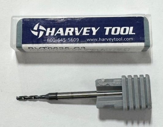 Harvey Tool 1.587mm Solid Carbide Drill 5xD AlTiN Coated 140° Point