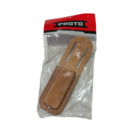 Heavy Duty Cable Splicer Holster for 2-1/2 in Belt Slot, Leather/Steel, Natural