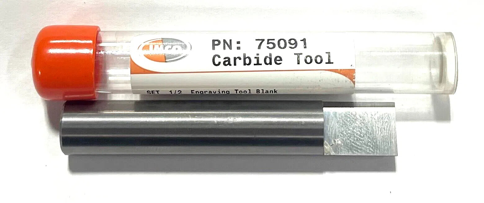 IMCO 1/2" x 5/8" x 3" Solid Carbide Engraving Tool Blank USA Made 75091
